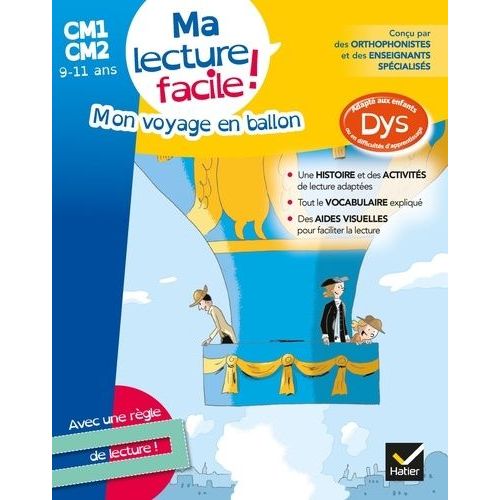 Mon Voyage En Ballon - Ma Lecture Facile ! Cm1-Cm2 9-11 Ans