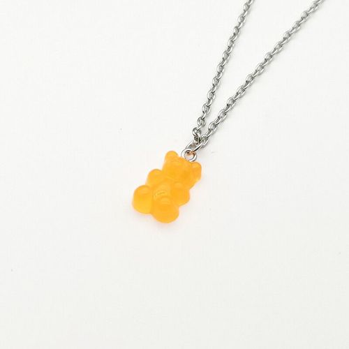 Colliers En Chaîne Ours De Judy Faits À La Main,Pendentifs De Couleur Bonbon Pour Femmes Et Filles,Bijoux Quotidiens,Cadeaux De Fête,33 Couleurs