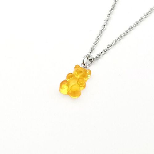 Colliers En Chaîne Ours De Judy Faits À La Main,Pendentifs De Couleur Bonbon Pour Femmes Et Filles,Bijoux Quotidiens,Cadeaux De Fête,33 Couleurs