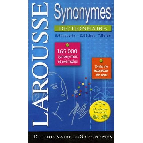 Dictionnaire Des Synonymes