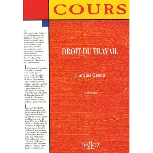 Droit Du Travail