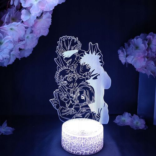 Lampe De Chevet Team Satoru Jjutsu Kaisen Led Lam