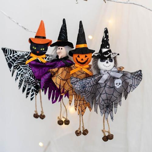 Hilewa 4 Packs Décoration Fantôme à Suspendre Halloween