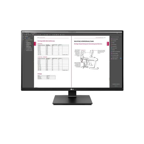 68,6cm/27'' (2560x1440) Lg 27bn65qp-b 16:9 5ms Hdmi Dp Usb-c Speaker