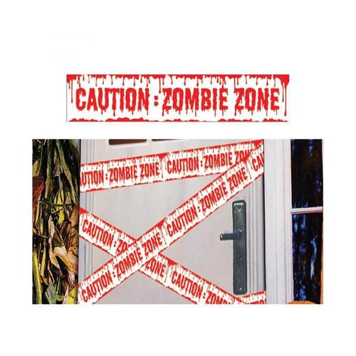 Bande Caution Zombie 600 X 12 cm