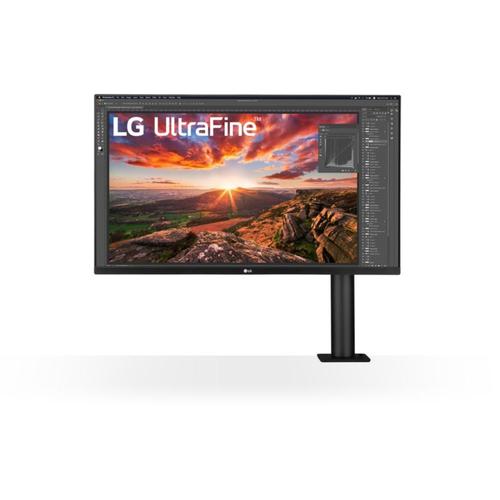 LG UltraFine Ergo 32UN880P-B - UN880P Series - écran LED - 32" - 3840 x 2160 4K @ 60 Hz - IPS - 350 cd/m² - HDR10 - 5 ms - 2xHDMI, DisplayPort, USB-C - haut-parleurs