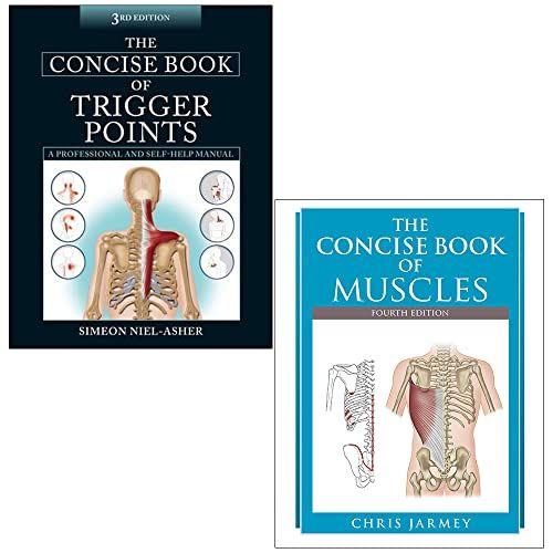 The Concise Book Of Trigger Points By Simeon Niel-Asher & The Concise Book Of Muscles By Chris Jarmey 2 Books Collection Set