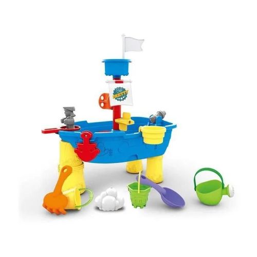 Jouets Éducatifs De Plage Pour Enfants - Amoune - Table De Plage De Bateau De Pirate - Bleu - Mixte - Enfant
