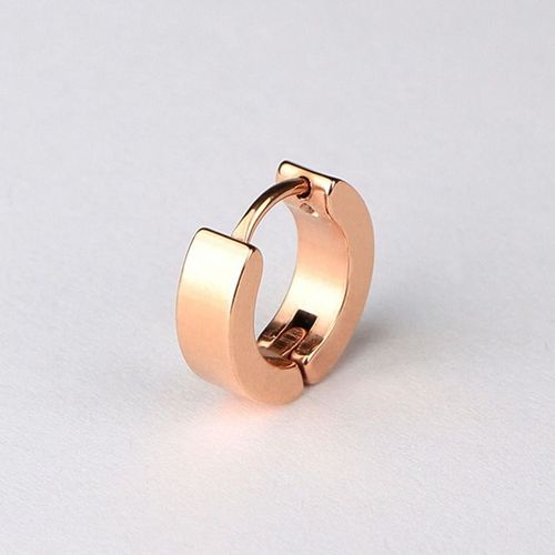 Boucles D'oreilles Croix En Acier Inoxydable Pour Hommes,1 Pièce,Clip Punk Rock Sur Cerceau,Hip Hop Piercing,Bijoux Cadeau Pour Motard,Petit Ami