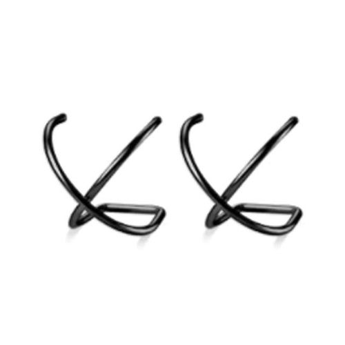 Manchette D'oreille En Acier Inoxydable Pour Hommes Et Femmes,Clip De Cartilage D'hélice,Boucles D'oreilles Rondes,Faux Anneau Antarctique,Non Piercing,Réglable,1 Pièce,15 Pièces