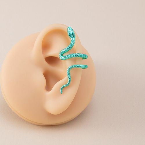 Boucles D'oreilles Serpent En Cuivre À Clip Pour Femmes Et Hommes,Non Percées,Sans Piercing,1 Pièce