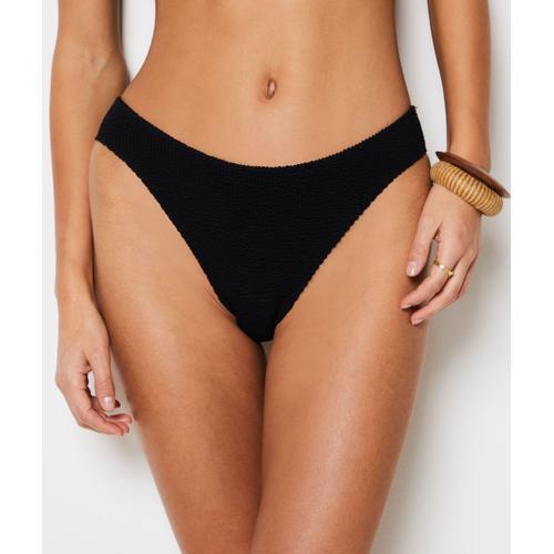 Bikini High Leg En Matière Extensible Bas De Maillot - Onesize - Tu - Noir - Femme - Etam