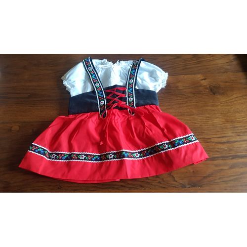 Ensemble Fillette 2 Ans - Folklore Traditionnel Suisse