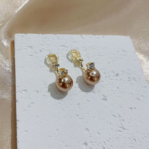 Boucles D'oreilles À Clip En Imitation De Perles Pour Femmes,Style Coréen,Luxe,Haute Qualité,Élégantes,Bijoux De Mariage