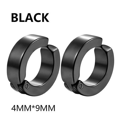 Boucles D'oreilles Punk En Acier Inoxydable,Pendentif Croix Et Étoiles,Réinitialisation D'oreille,Sans Piercing,Mode Hip Hop,Sans Trou D'oreille,Bijoux Pour Homme Et Femme,2 Pièces