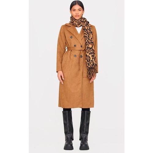 Trench En Suédine Camel, Xl