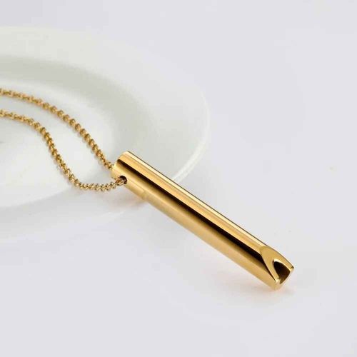 Collier D'anlande En Acier Inoxydable Pour Femme,Instituts Soulignés,Colliers De La Présidence De La Méditation,Accessoires De Bijoux Féminins,Rituel De Yoga