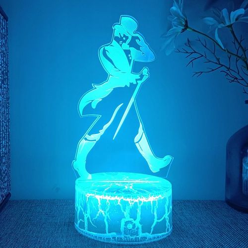 Veilleuse Johnnie Walker Whisky Logo 3d Led La