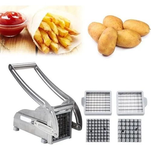 Coupe-Frites, Taille-Frites Inox À La Maison Avec 2 Grilles