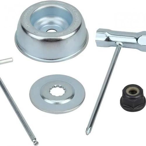 BT21574 kit ecrou Tete debroussailleuse Universelle pour débroussailleuse Thermique stihl Echo ryobi Tete