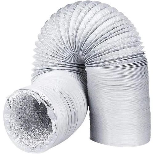 HAOPYOU Tuyau devacuation Flexible 125mm Longueur 6M Gaine de Ventilation Universel en PVCAluminium Kit pour Climatiseur