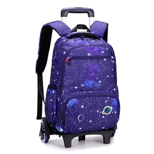 HAOPYOU Cartable a Roulette Garcon Fille Primaire-Sac Dos Roulettes Garon Scolaire pour Enfant cole tudiant Dcole
