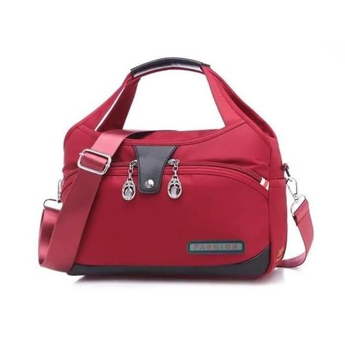 Sac à Bandoulière - INSFITY - Oxford Imperméable - Rouge - 29x12x28(cm)