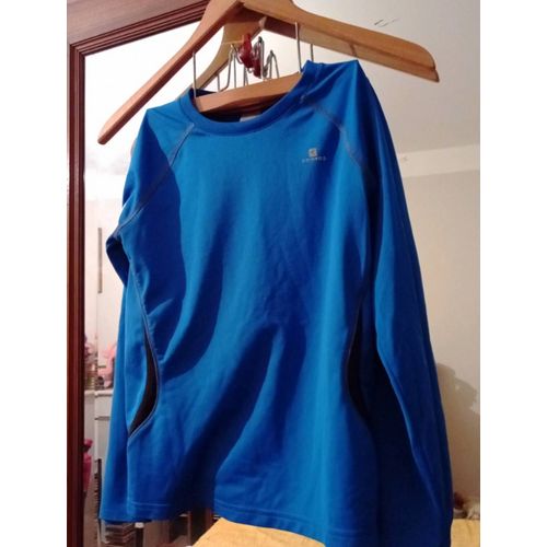 Top De Sport Léger Bleu 12 Ans Vintage Années 90 Domyos.