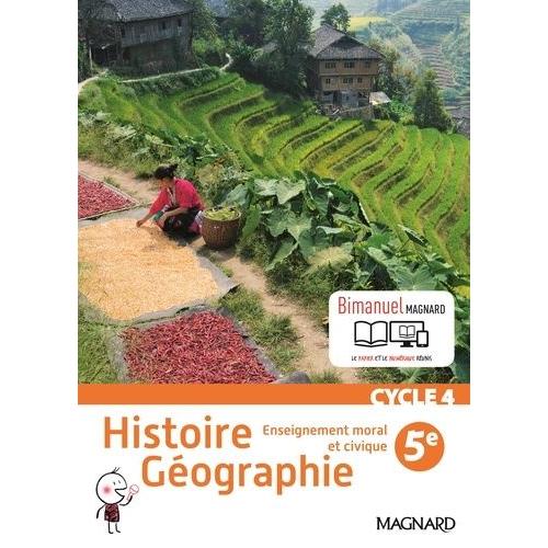 Histoire Géographie, Enseignement Moral Et Civique 5e