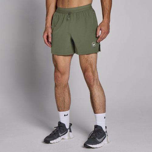 Short Tissé Avec Entrejambe De 13 Cm Tempo 360 Pour Hommes ¿ Olive Foncé - L