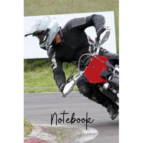 Motorcycle Racing Notebook: Blank Lined Composition Journal | Motorcycle Racing Notebook | 100 Pages