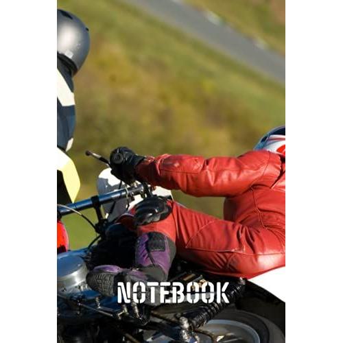 Motorcycle Racing Notebook: Blank Lined Composition Journal | Motorcycle Racing Notebook | 100 Pages