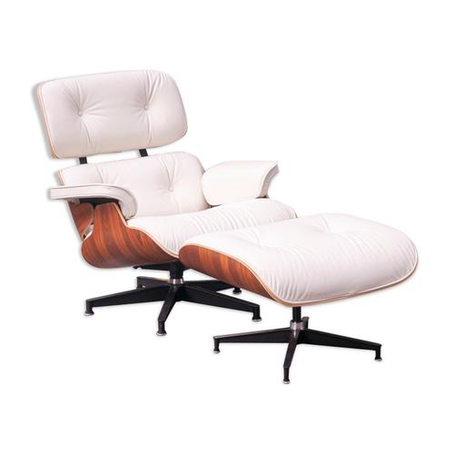 Fauteuil Lounge Chair De Charles Amp Ray Eames Dition 2017 Herman Miller Blanc