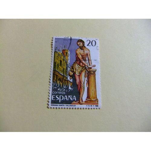 31 Espagne 1988 / Semaine Sainte Valladolid - Jésus Lié À Une Colonne / Edifil 2933 Fu Yvert 2549 Fu