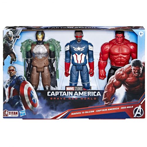 Hasbro Marvel Avengers Captain America: Brave New World Titan Hero Series Multipack
