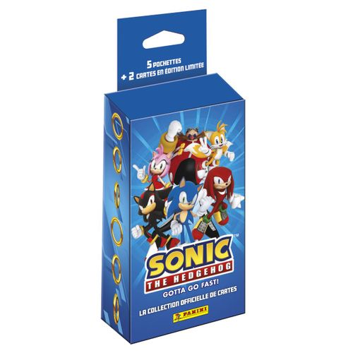 Stickers Sonic The Hedgehog Classic Tc Blister 5 Pochettes + 2 Carte Édit Limitée