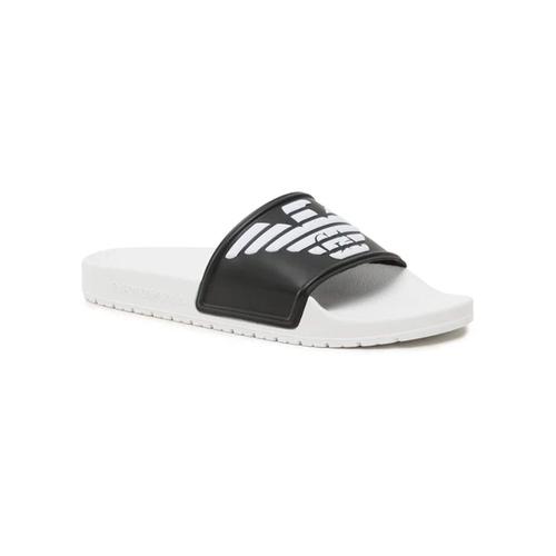 Claquette Emporio Armani Slide Eagle Homme Noir - 39