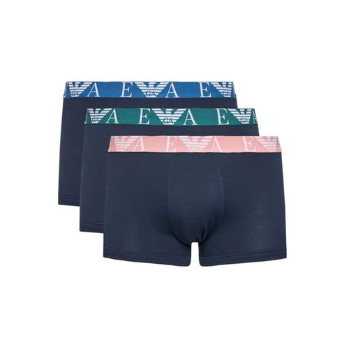Boxer Emporio Armani Eagle Pack X3 Homme Noir