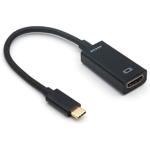 Adaptateur USB C vers HDMI 4K, Adaptateur Thunderbolt 3 vers HDMI Câble Adaptateur USB Type C vers HDMI