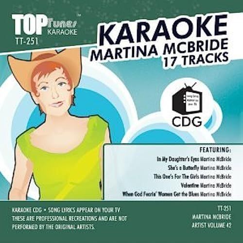 Top Tunes Karaoke Tt-251 Martina Mcbride