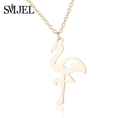 Smjel-Collier Animal Sauvage En Acier Inoxydable,Colibri,Colliers De Présidence,Animal Mignon,Aigle,Phénix,Oiseaux Hirondelle