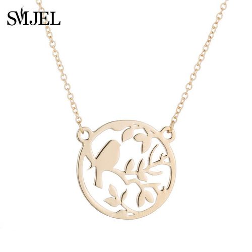 Smjel-Collier Animal Sauvage En Acier Inoxydable,Colibri,Colliers De Présidence,Animal Mignon,Aigle,Phénix,Oiseaux Hirondelle