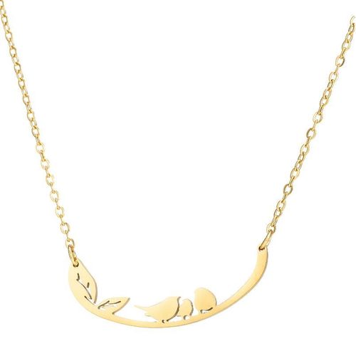 Smjel-Collier Animal Sauvage En Acier Inoxydable,Colibri,Colliers De Présidence,Animal Mignon,Aigle,Phénix,Oiseaux Hirondelle