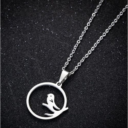 Smjel-Collier Animal Sauvage En Acier Inoxydable,Colibri,Colliers De Présidence,Animal Mignon,Aigle,Phénix,Oiseaux Hirondelle