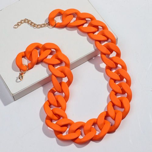 Collier Ras Du Cou Large En Acrylique Coloré Pour Femme,Bijoux De Déclaration De La Présidence,Résine Bohème,Gros Collier,Mode 256