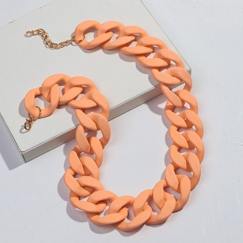 Collier Ras Du Cou Large En Acrylique Coloré Pour Femme,Bijoux De Déclaration De La Présidence,Résine Bohème,Gros Collier,Mode 256