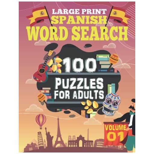 Large Print Spanish Word Search: ( Sopa de Letras en Español para ...