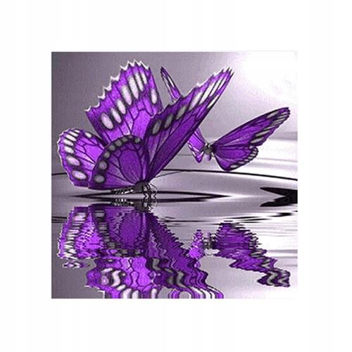 5d Bricolage Cristal Diamant Peinture Papillon Sur L'eau