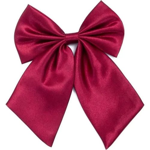 Femme N?ud Papillon Cravate,Noeud Papillon Pré-Noué Pour Femme,Motif À Bandes Réglable Noeud Papillon,Pour Accessoires(Bordeaux)