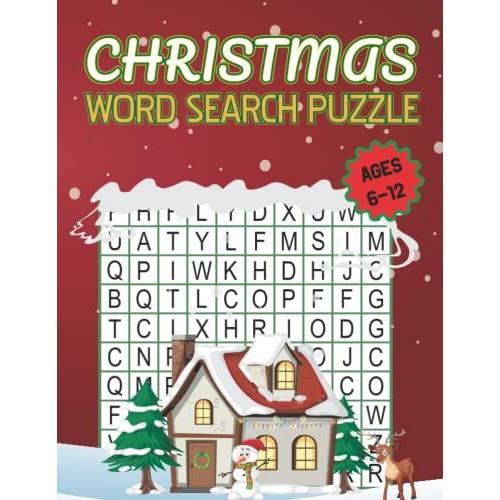 Christmas Word Search Puzzle Book For Friends And Family: Merry Christmas Word Search And Sudoku Puzzle Book For Ages 6-12 | Large Print Christmas ... Book For Winter Gift Pack Included Mazes